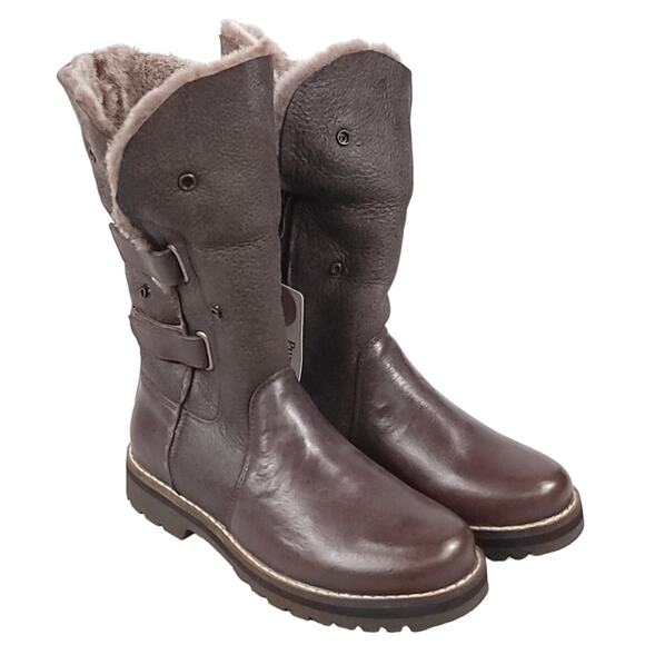 Bussola Faux Fur Boots Slouchy Wool Lined - Picture 10 of 16